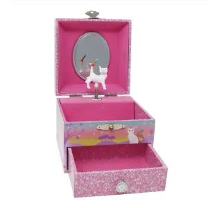 Caticorn Dreams Small Musical Jewellery Box