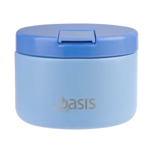Double Wall Insulated Food Flask 300ml (Blue)