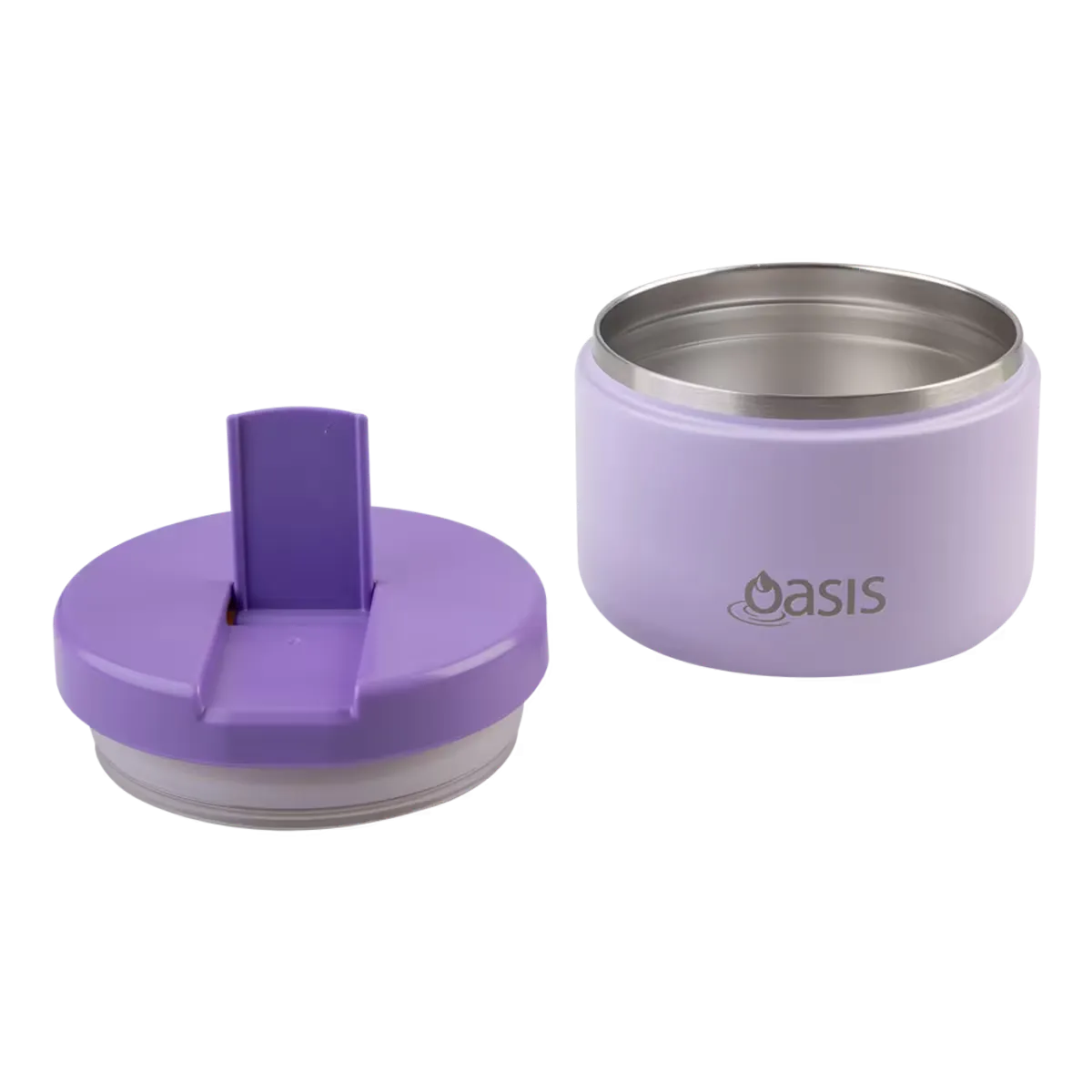 Double Wall Insulated Food Flask 300ml (Lilac)