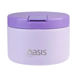 Double Wall Insulated Food Flask 300ml (Lilac)