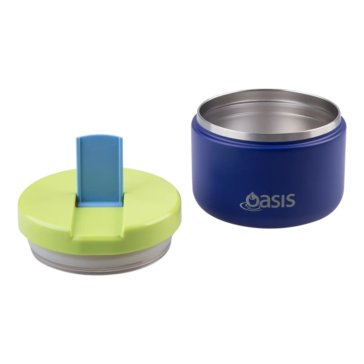 Double Wall Insulated Food Flask 300ml (Peacock Blue)