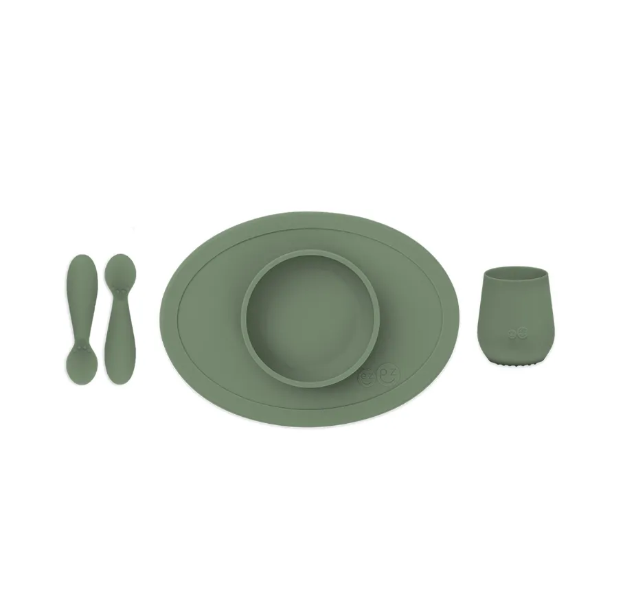 First Foods Set: Tiny Spoons, Tiny Bowl and Tiny Cup