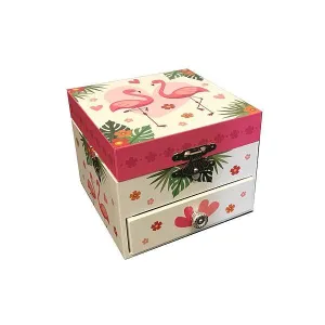 Flamingo Musical Jewelry Box DAN 109