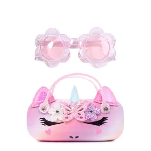 Miss Gwen Unicorn Crown Sunglasses and Case