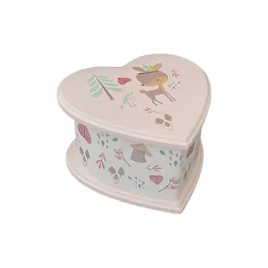 Musical Heart Jewellery Box - Deer