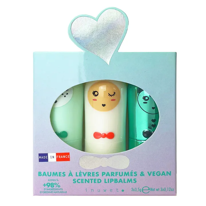 Trio Lip Balms Gift Set - assorted
