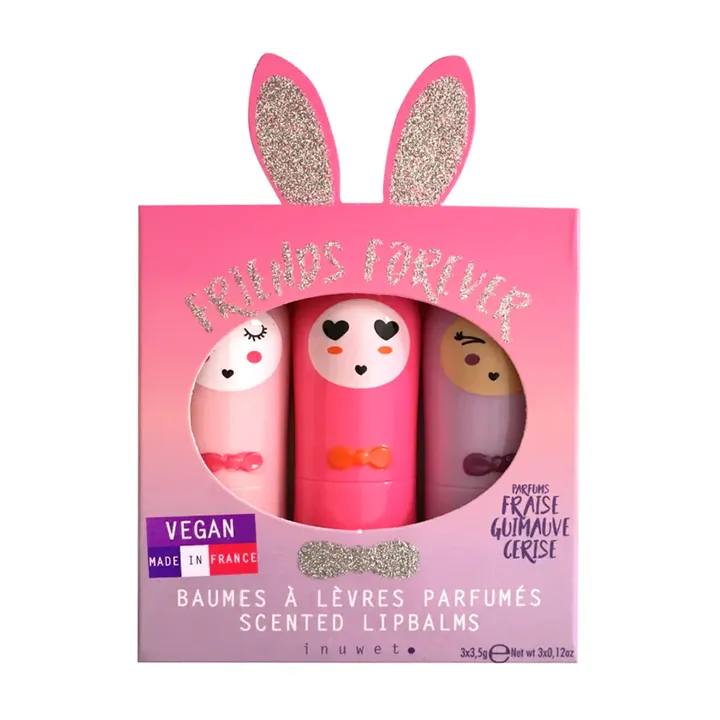 Trio Lip Balms Gift Set - assorted
