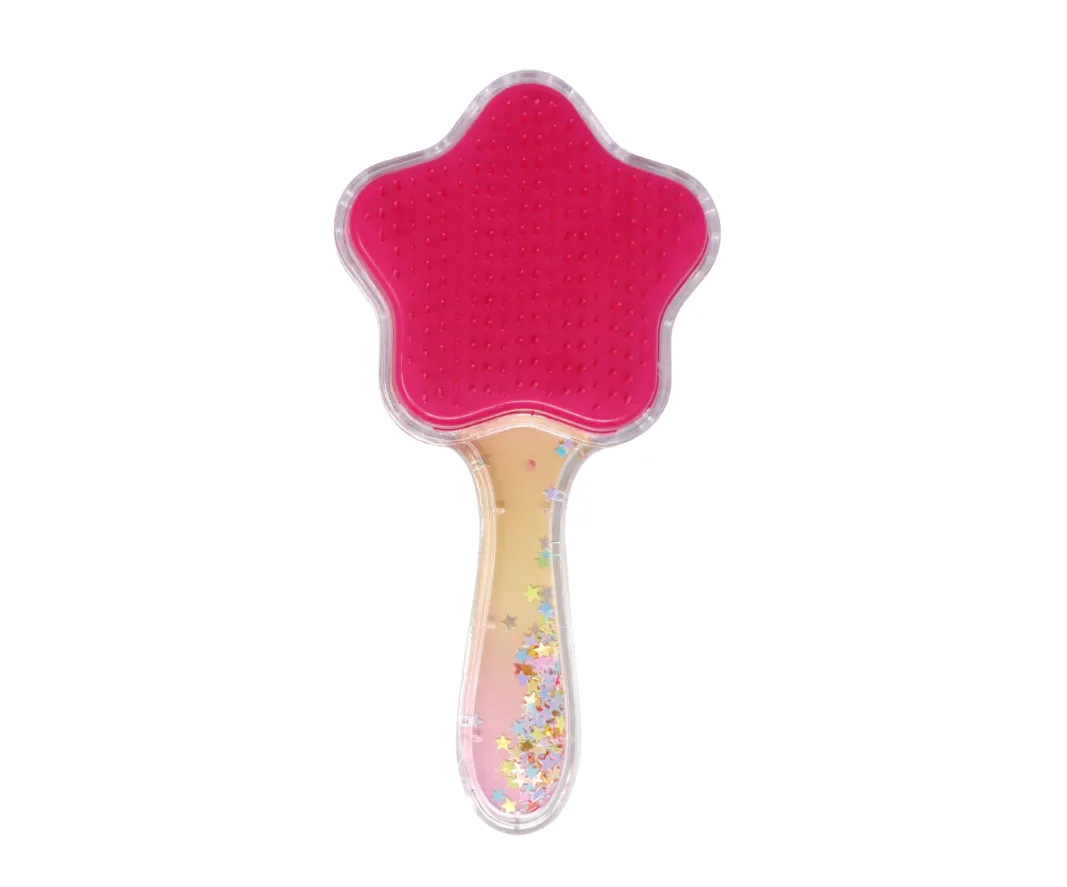Unicorn & Vibrant Vacation Holographic Glitter Hairbrush